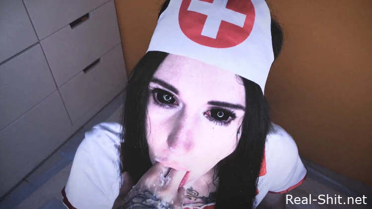 DirtyBetty - Piss On Puking NURSE - Degradation, Servings Of Shit, Shitting In Panties