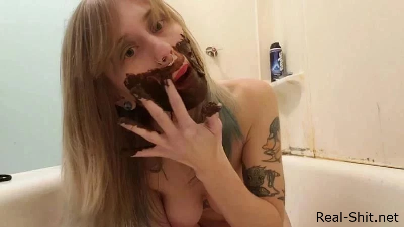 Scat Princess I: Good Morning with xxecstacy - Shit In Panty, Cleaned Toilet, Dried Scat