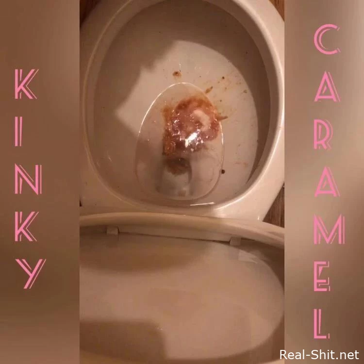 GoddessKinkyCaramel - Vomitting and shitting all over - Slave Scat, Blocked Toilet, Pantyjean Pooping