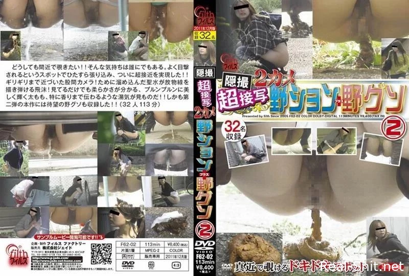 カメ隠撮限界我慢大便 Peeping on Pleasant Toilet 漏れそなオナラに大小便 F62-02 - Aromas, Bloats, Depraved Scat