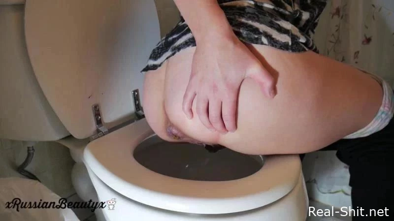 Desperate Poops Multi Day Compilation - Xrussianbeautyx - Shorts In Girl Shit, Ass In Feces, Sexy Female Pooping