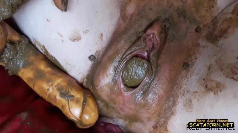 Smelly masturbation - ScatLina - Ass Spreading, Eat Feces, Leaking Shit