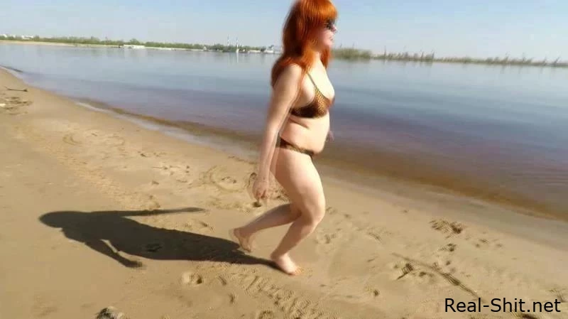 Beach Poop Desperation - janet - Leaning To Give A Shit, Fallos In Feces, Farting